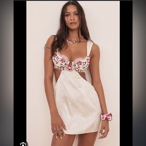 For love and lemons Festival Rose Slip Dress